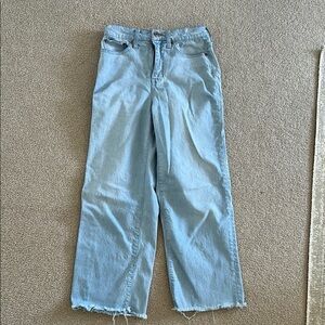 J. Crew slim wide leg jeans